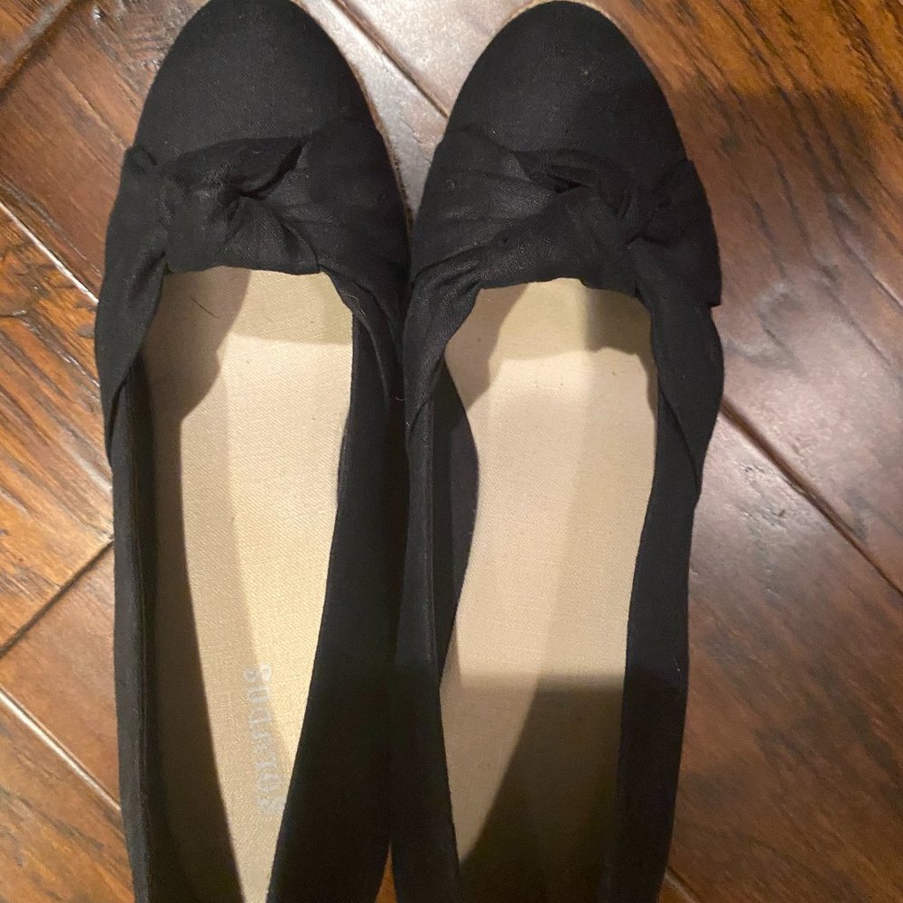 Soludos Black Shoes